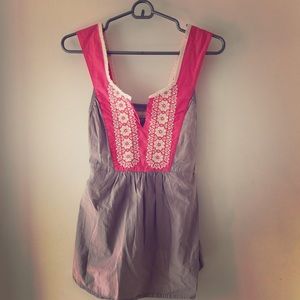 Odd Milly embroidered tunic top. Size 1/small